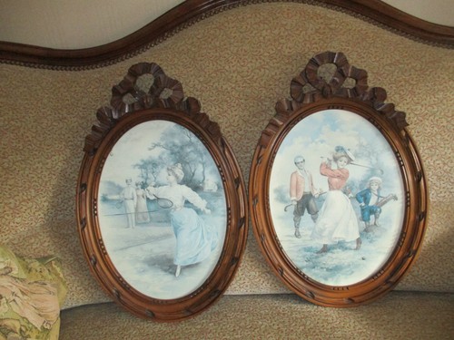 Paire cadres anciens - paire,