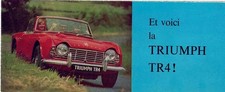 Catalogue brochure Triumph TR4