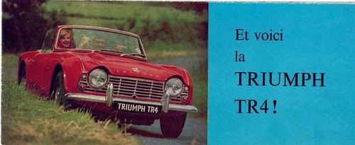Catalogue brochure triumph tr4 - brochure,