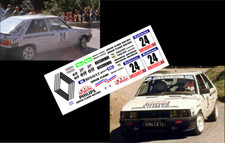 [DECALS 1/43] RENAULT 11 TURBO - ALAIN OREILLE - RALLYE TOUR DE CORSE WRC 1985