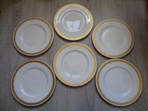Assiettes plates villeroy - 6, et