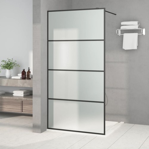 Paroi douche noir 100x195 - de,