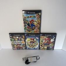 Mario Party Nintendo GameCube Lot: Mario Party 4, 5, 6, 7 + Mic- ALL CIB & VGC?