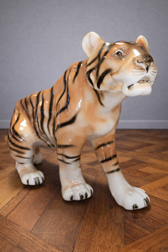 Grand tigre porcelaine - en,