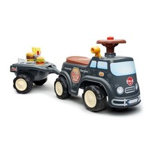 FALK - Porteur Food Truck - assise ouvrante, volant directionnel avec klaxon, re