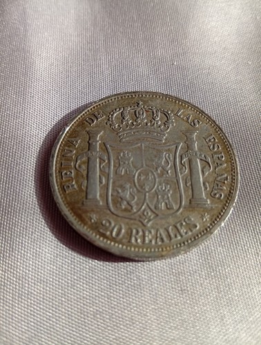 Pièce argent reales - 20,