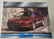 BMW 850 I  CARTE FICHE