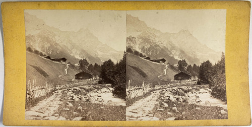 Suisse chalets dans - suisse,, une