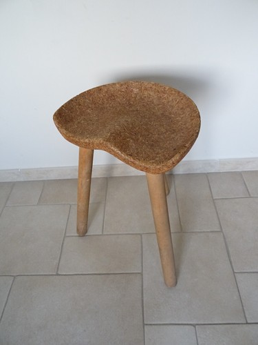 Ancien tabouret bois wooden - ancien,