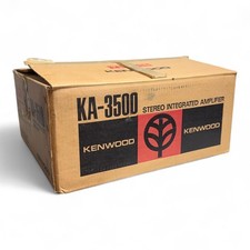 VINTAGE 1976 Kenwood KA-3500 Stereo Integrated Amplifier with Box  *CLEAN*