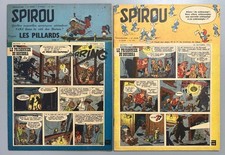 Spirou #1071 & 1072 1st Appearance & 1st Cover of The Smurfs French Edition 1958