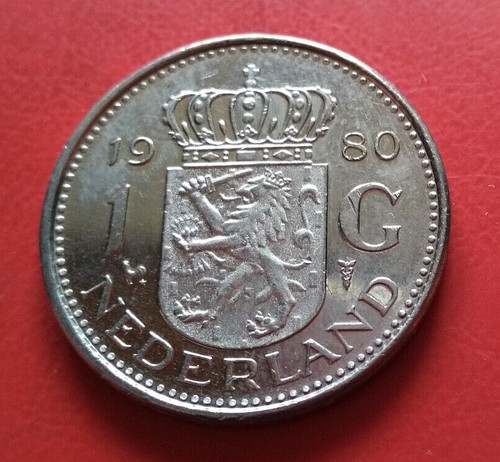 Monnaie pays bas gulden 1980 - bas, 1