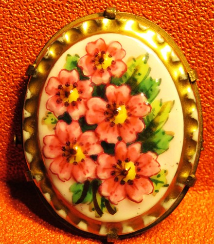 Broche ancienne bouquet - bouquet, fleurs