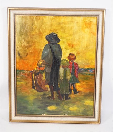 Ancien tableau huile - tableau, l’huile