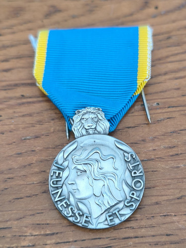 Médaille argenté jeunesse - jeunesse, et
