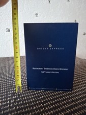 Menu Collector Restaurant Éphémère ORIENT EXPRESS  Expo Orient Express 2014