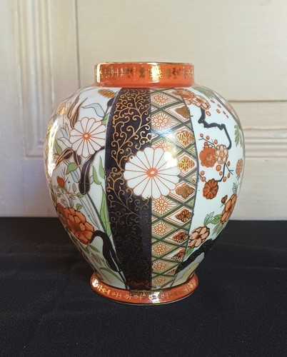 Vase imari couronne dorée - vase,