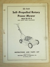 WESTERN TOOL 22" ROTARY MOWER