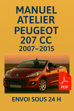 Manuel Atelier Peugeot 207 CC