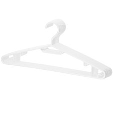 Cintres | 10 pièces | Cintre en Plastique avec Crochets latéraux | Cintre Peu...