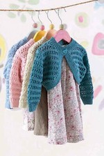 Bolero - Long Yarns Bébé Coton - Modellpaket-Strickpaket Avec Manuel Taille 80