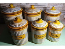 Série complète de 6 Pots à