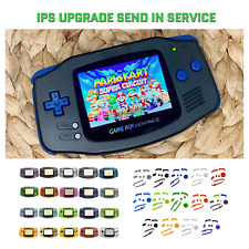 Game Boy Advance GBA Backlit V5 IPS LCD UPGRADE - Send in Service - Pick A Color