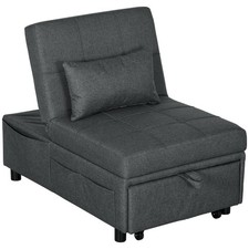 HOMCOM Fauteuil convertible 1