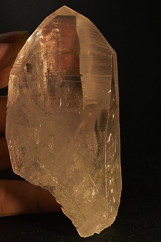 Pointe quartz lémurien - pointe,