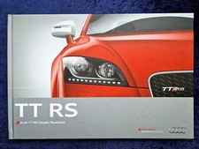 Audi TT RS Coupe / Convertible Hardback Brochure / Book 10.2011