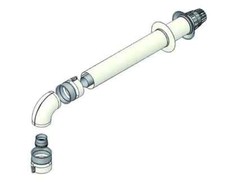 Kit Fumées Coaxial Pour Chauffe-Eau Traction Forcé ø60 / 100 Beretta 20066976