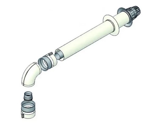 Kit fumées coaxial pour - fumées,