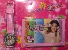 MONTRE + PORTEFEUILLE VIOLETTA