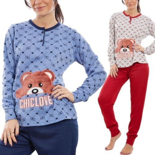 Pyjama femme polaire - polaire, ours