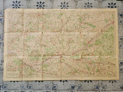 Carte routière les - "les, châteaux