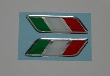 Drapeau Italien 3D Résine Gel