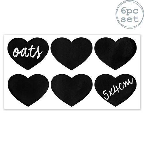 étiquettes chalkboard - 6x,
