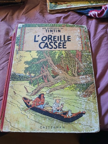 Tintin oreille cassée b9 - tintin,