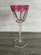 1 verre Harcourt couleur en cristal Baccarat Signé 