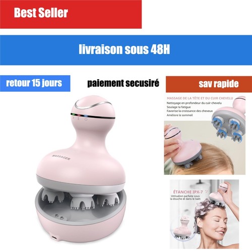 Masseur électrique tête cuir
