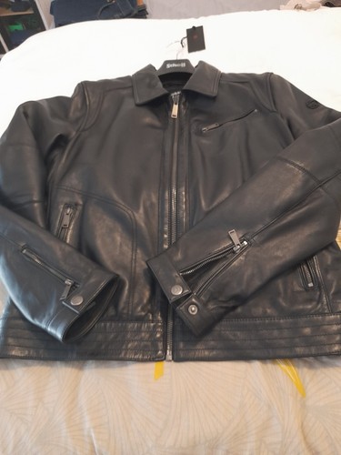 Blouson cuir redskins - cuir,