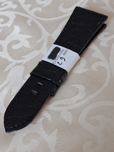 Bracelet crocodile pour - , montre