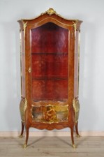 Vitrine Napoléon III bronzes dorés vernis Martin