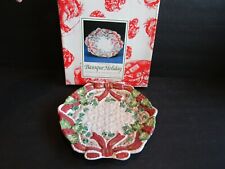 Omnibus BAROQUE HOLIDAY CANAPE PLATE #2050/60 Fritz & Floyd-1994