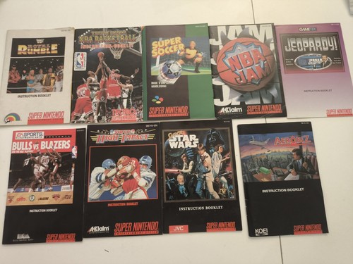 Lot notices originales - de, 9