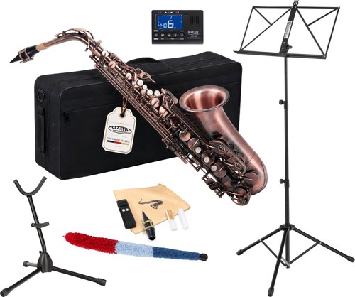 Alto saxophone instrumen - saxophone, a