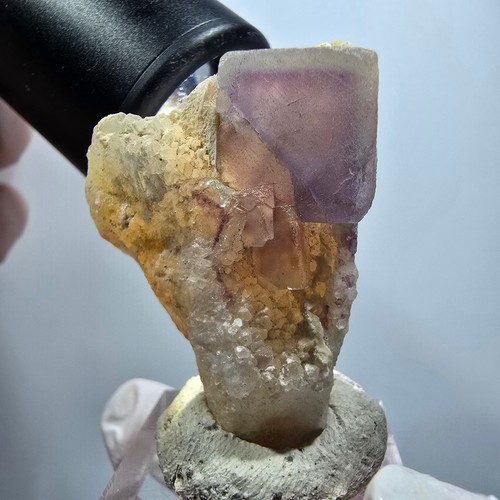 Cube fluorite fantôme - fluorite,