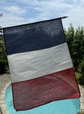 Drapeau Français de la Libération WW2 1944 French flag artisanal neuf de stock