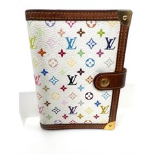 Louis Vuitton x Murakami White Multicolor Monogram Small Ring Agenda Cover