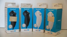 Nunchuk Noir ou Blanc en boite NINTENDO Wii U compatible Wii Officiel
